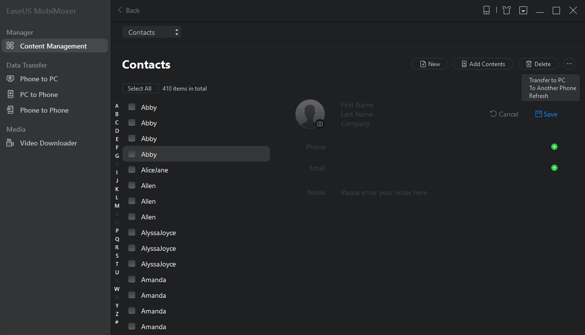 Delete all contacts from your iPhone X 2