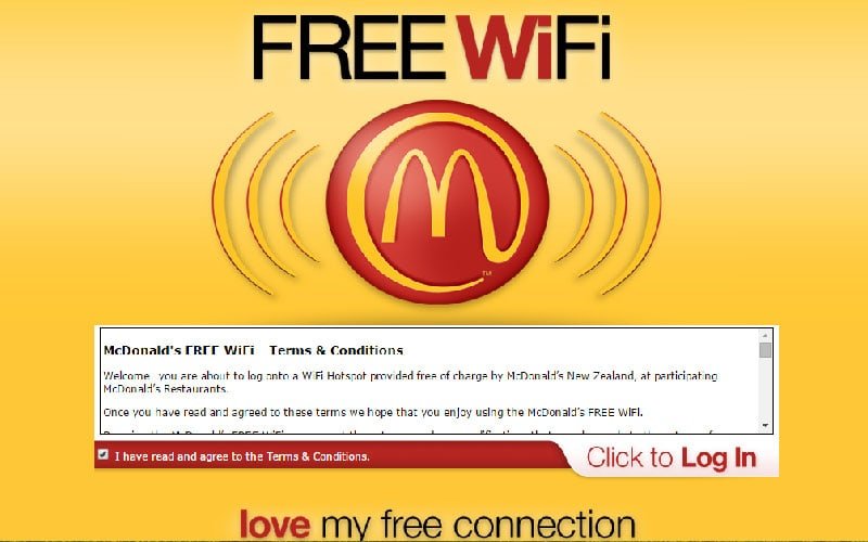 McDonalds WiFi